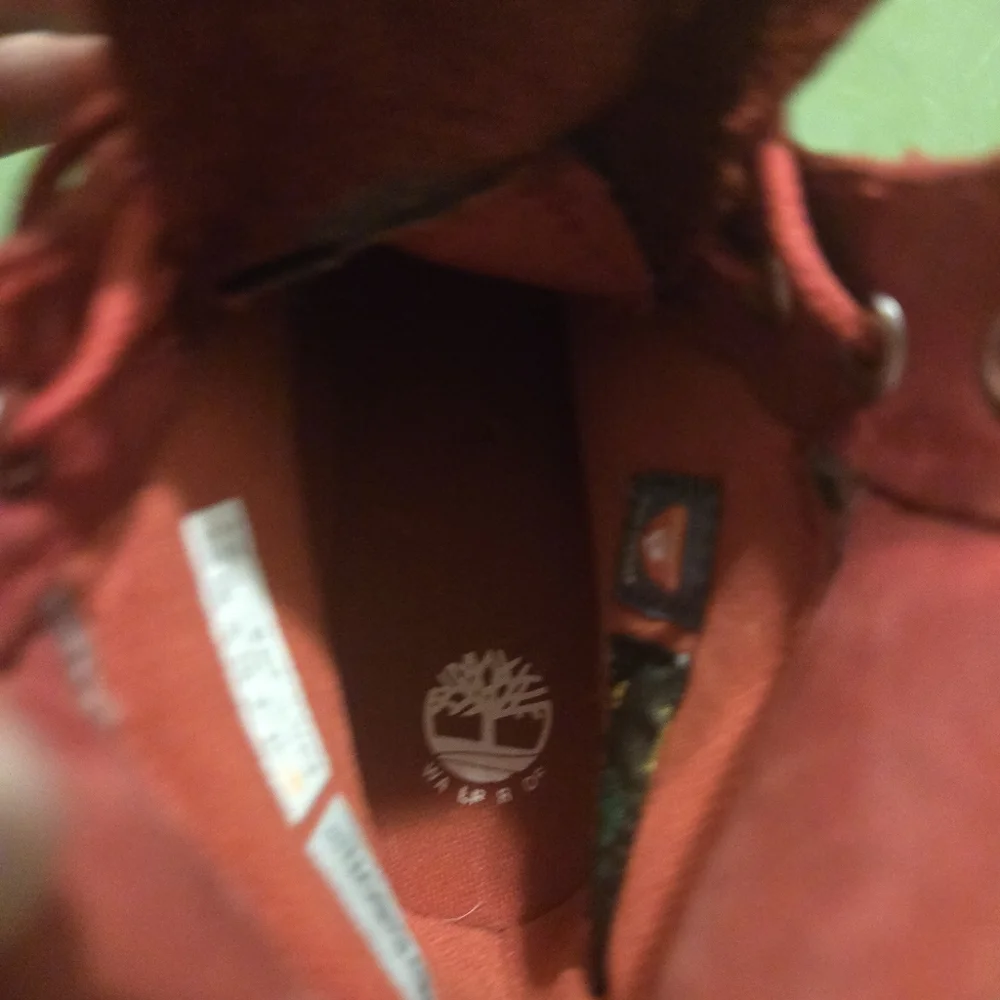 Timberland Boots‎ 6 inch Premium Red Waterproof Kids Youth Juniors Boys Size 2.5